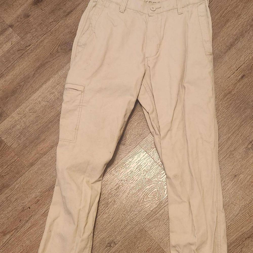 Men's Cream Cargo Pants